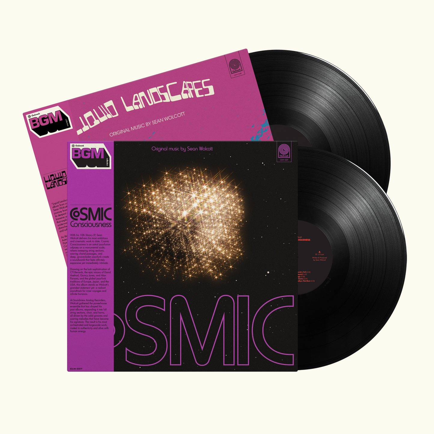 Sean Wolcott – 2LP Set (Cosmic Consciousness + Liquid Landscapes)