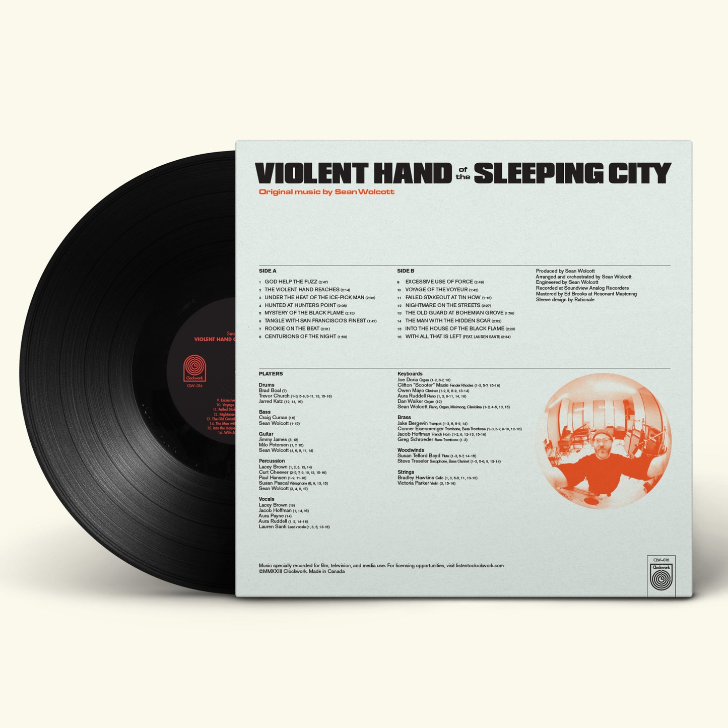 Sean Wolcott – Violent Hand of the Sleeping City (LP)